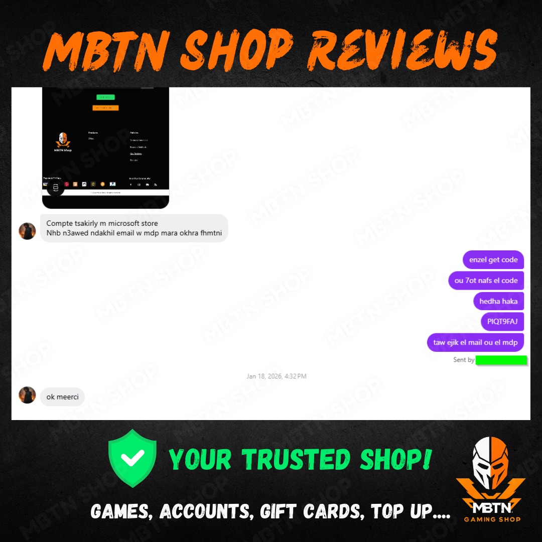 Screenshot of a customer review