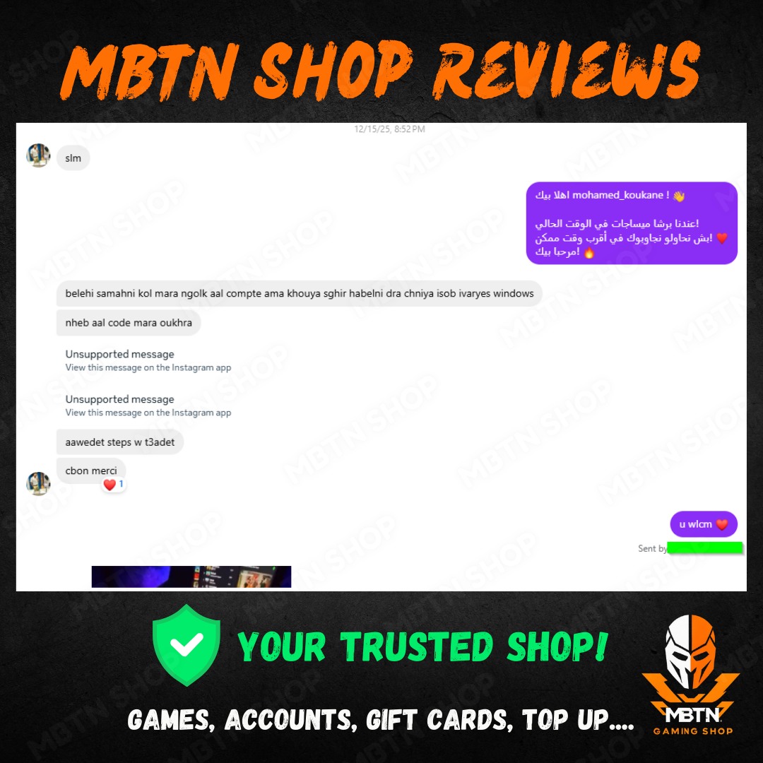 Screenshot of a customer review