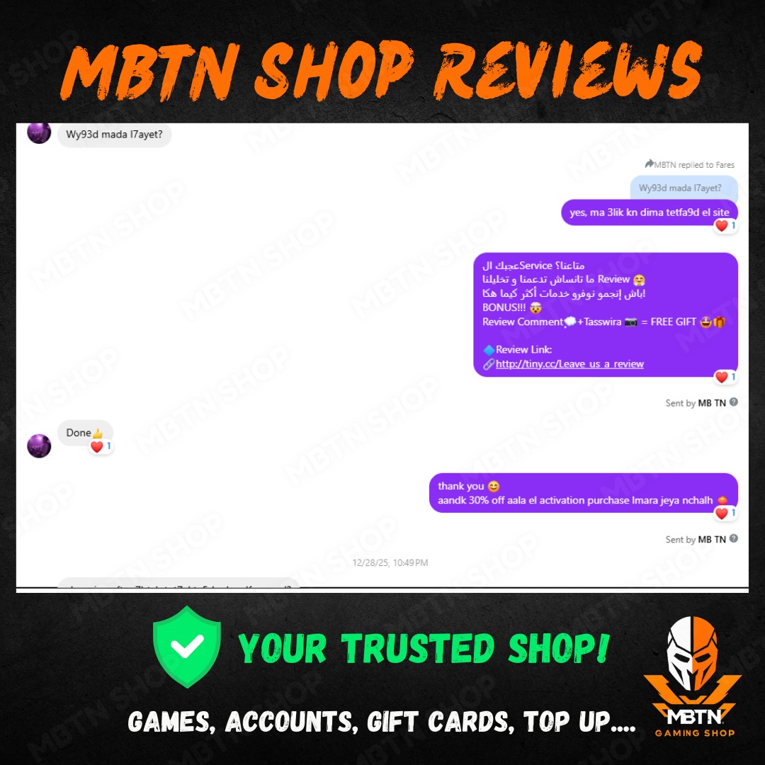 Screenshot of a customer review