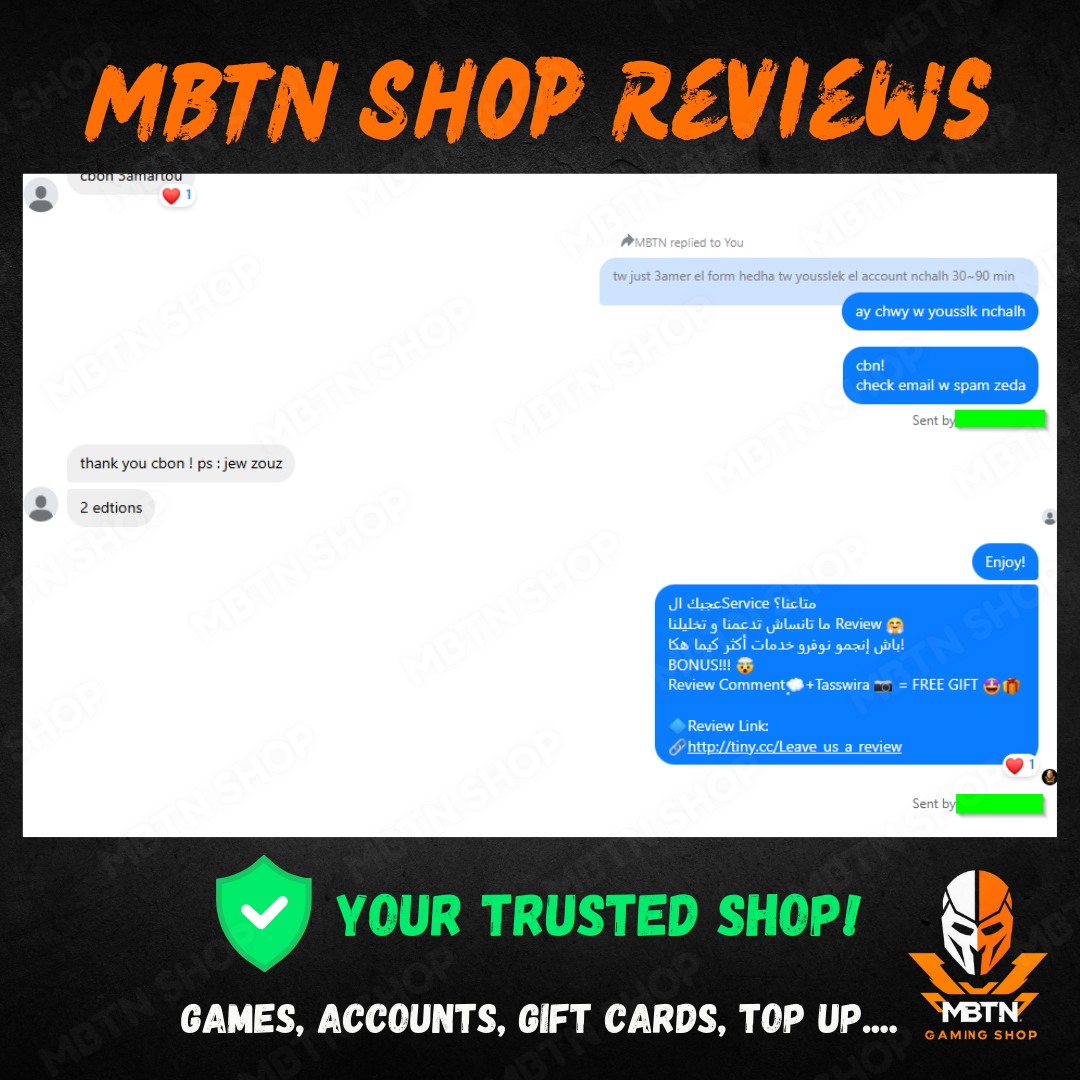 Screenshot of a customer review