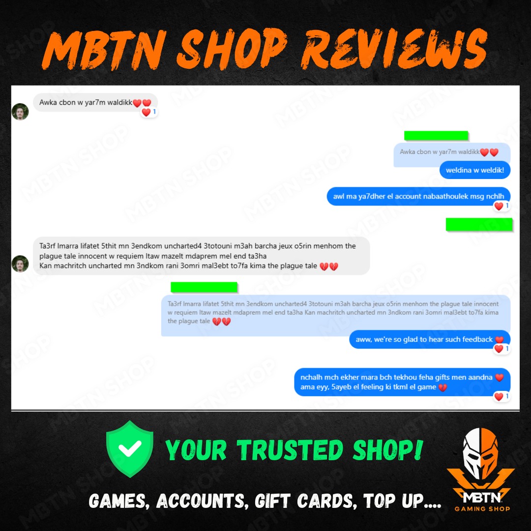 Screenshot of a customer review