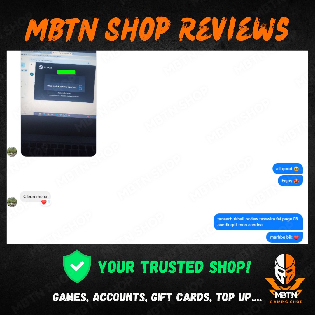 Screenshot of a customer review
