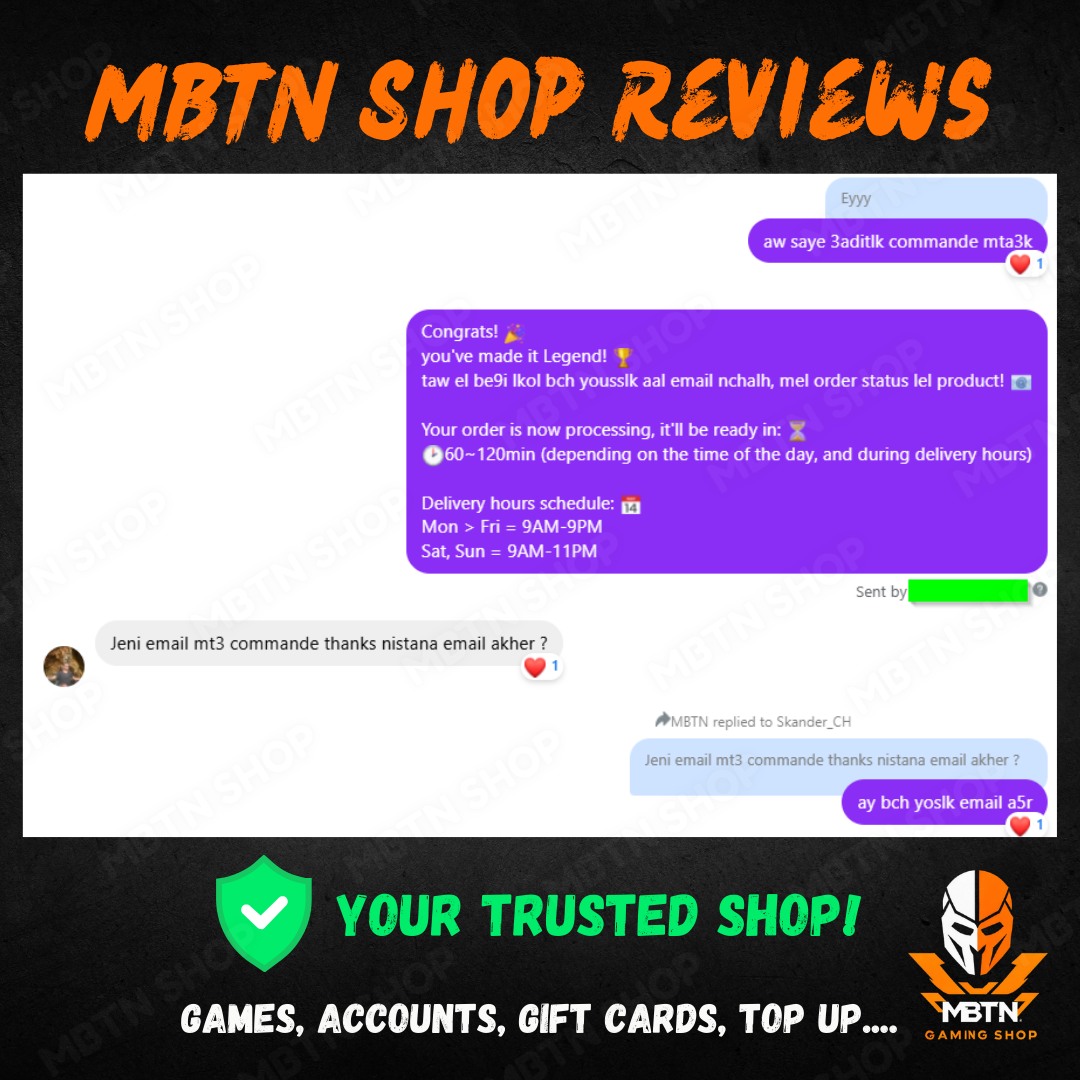 Screenshot of a customer review