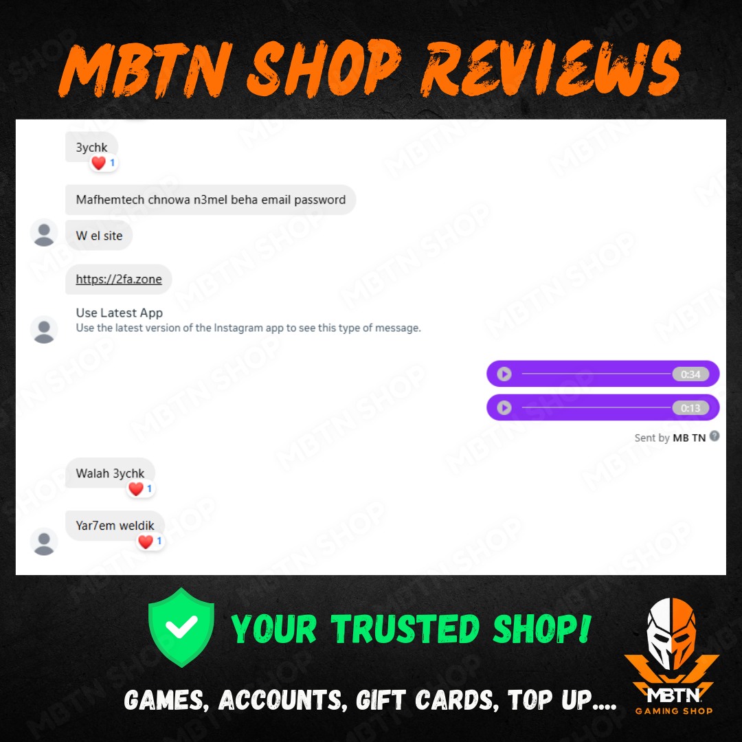 Screenshot of a customer review