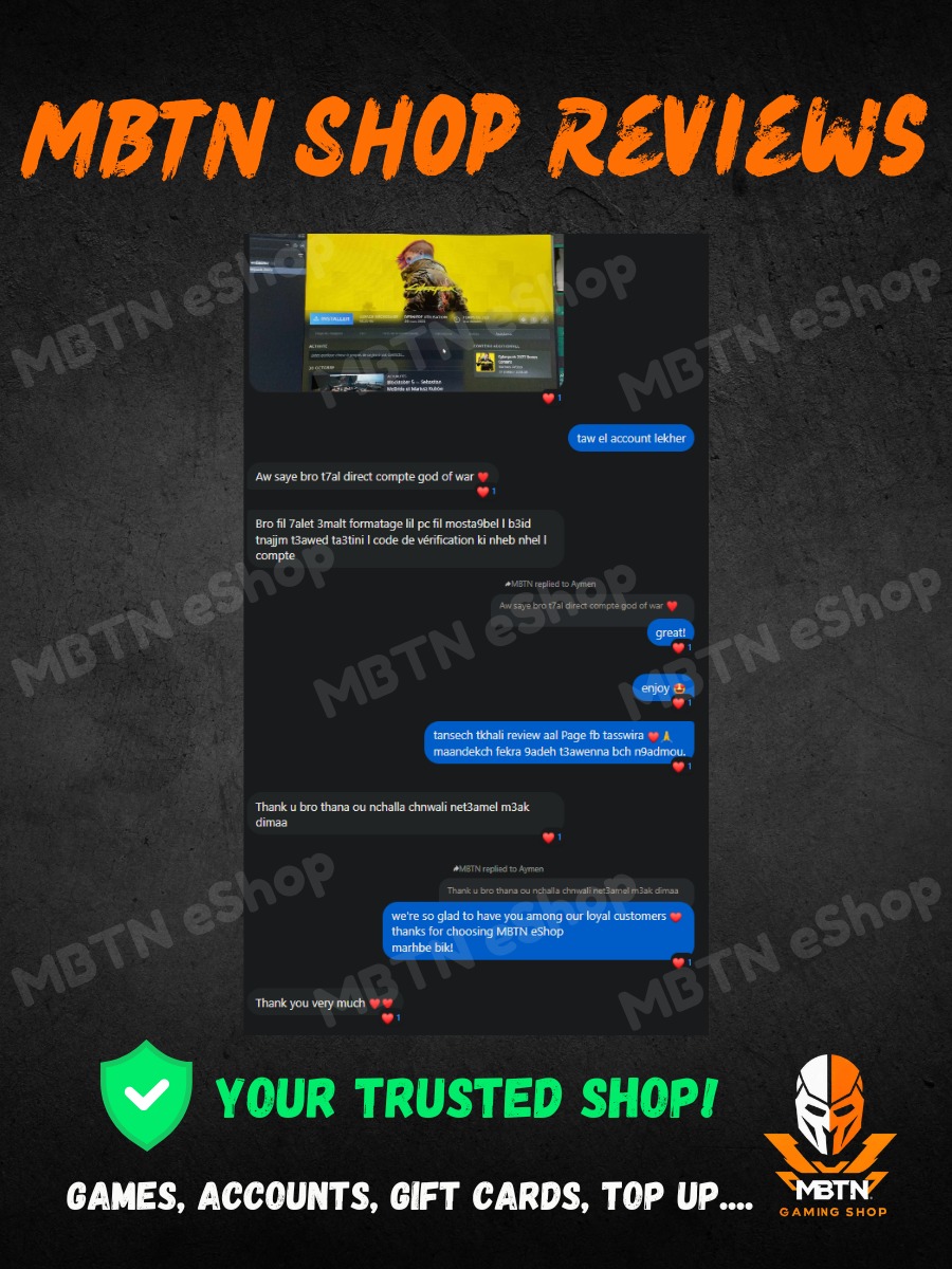 Screenshot of a customer review