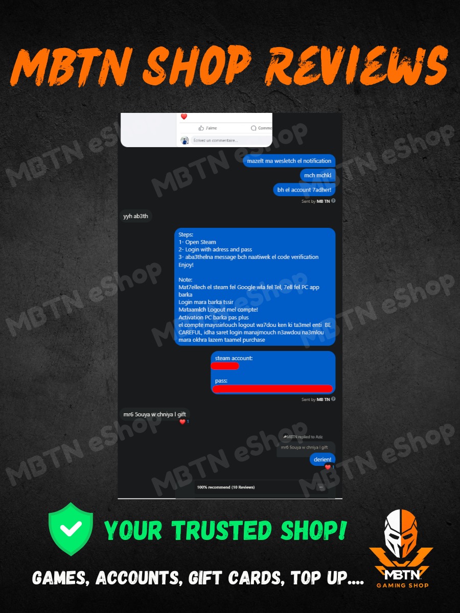 Screenshot of a customer review