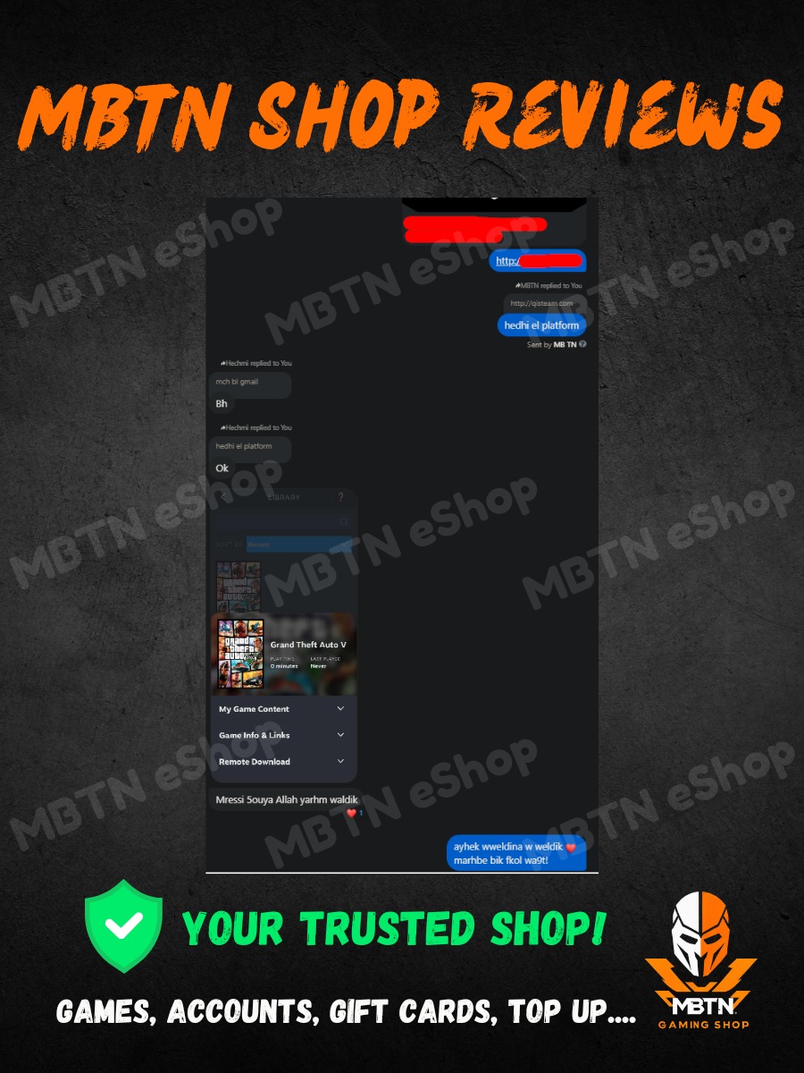 Screenshot of a customer review