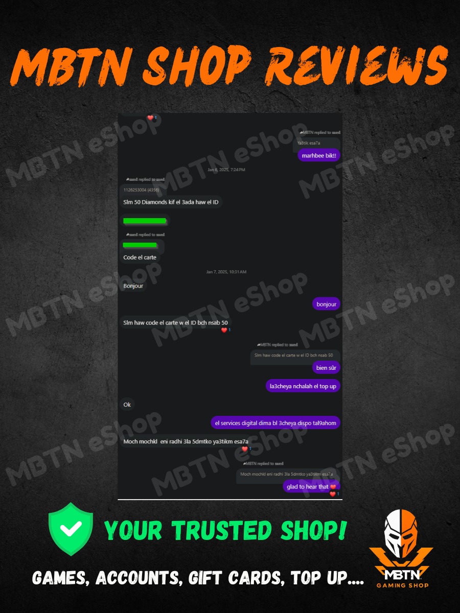 Screenshot of a customer review