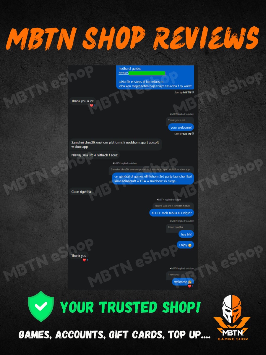 Screenshot of a customer review