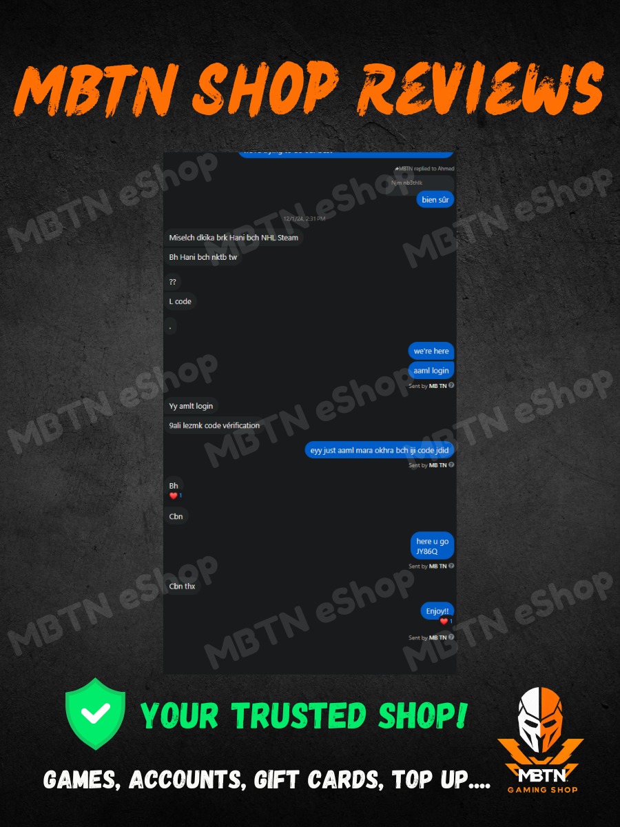 Screenshot of a customer review