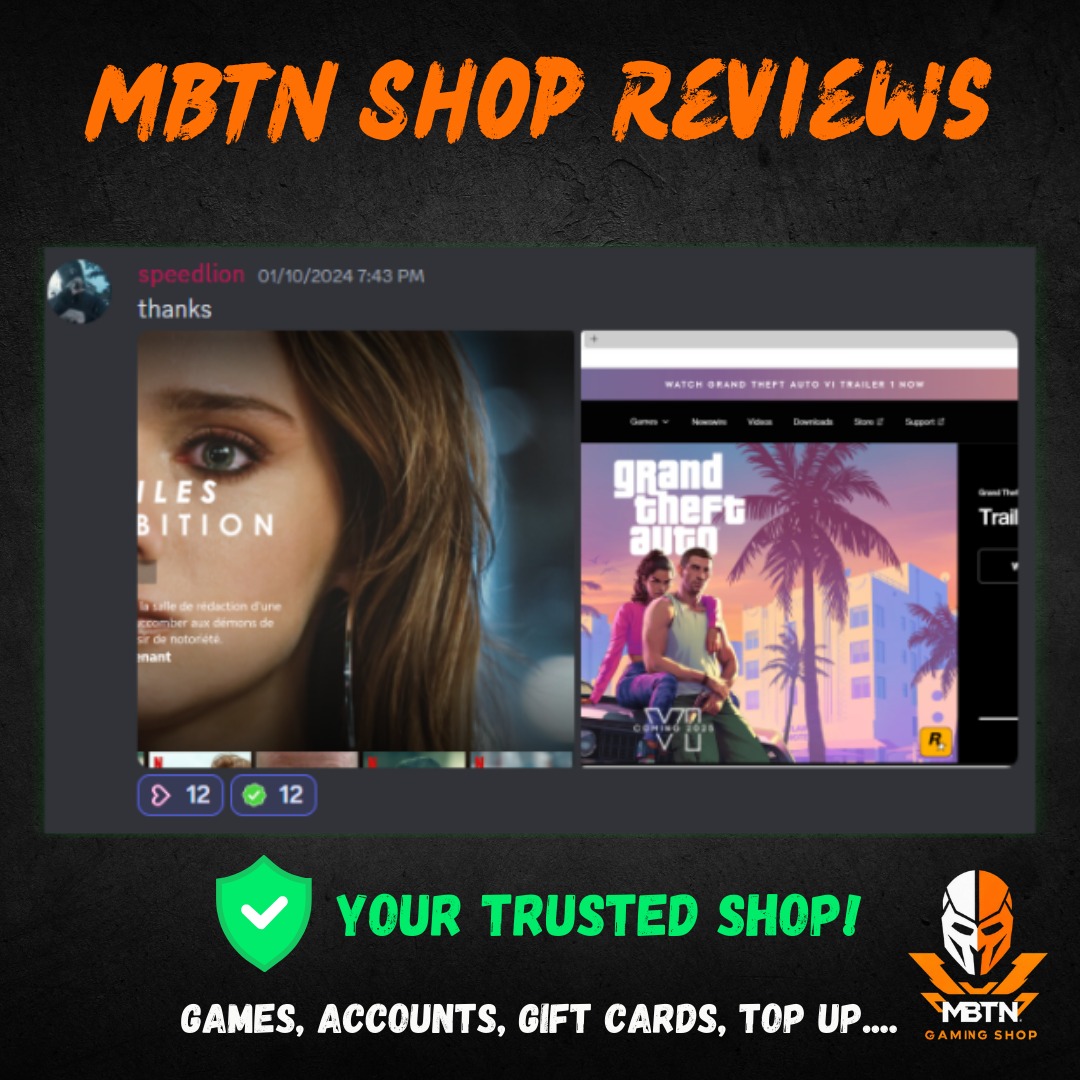 Screenshot of a customer review