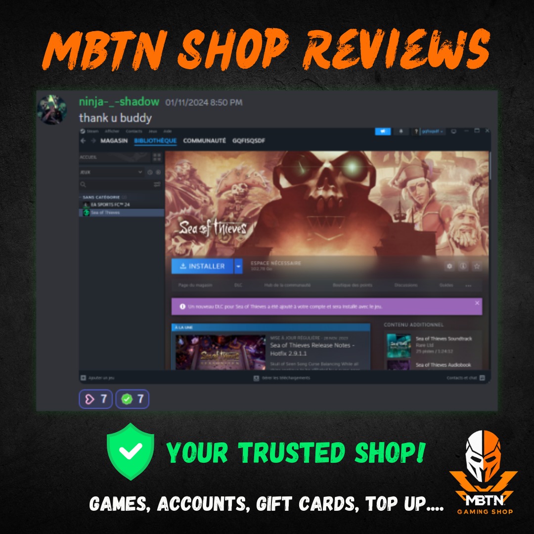 Screenshot of a customer review