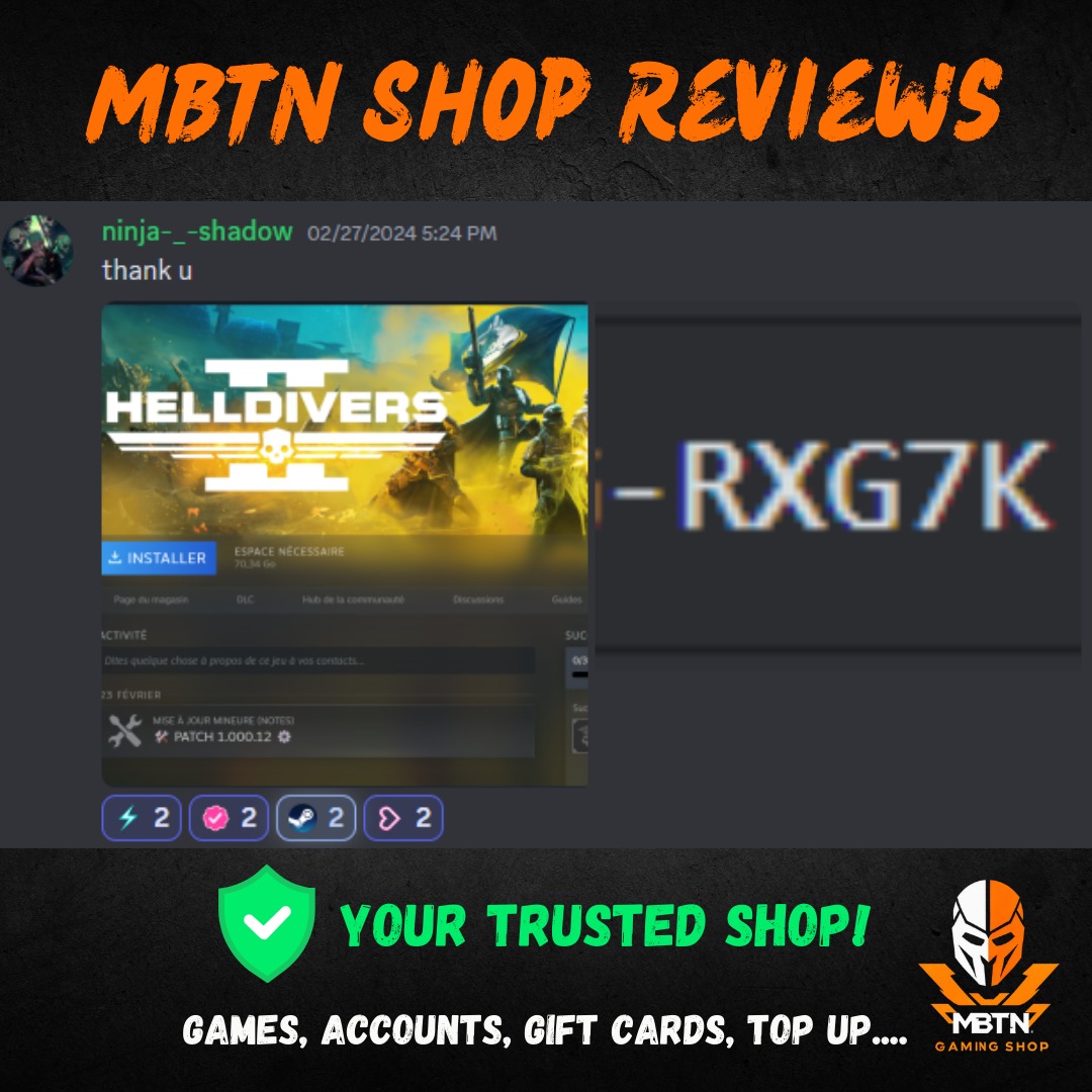 Screenshot of a customer review