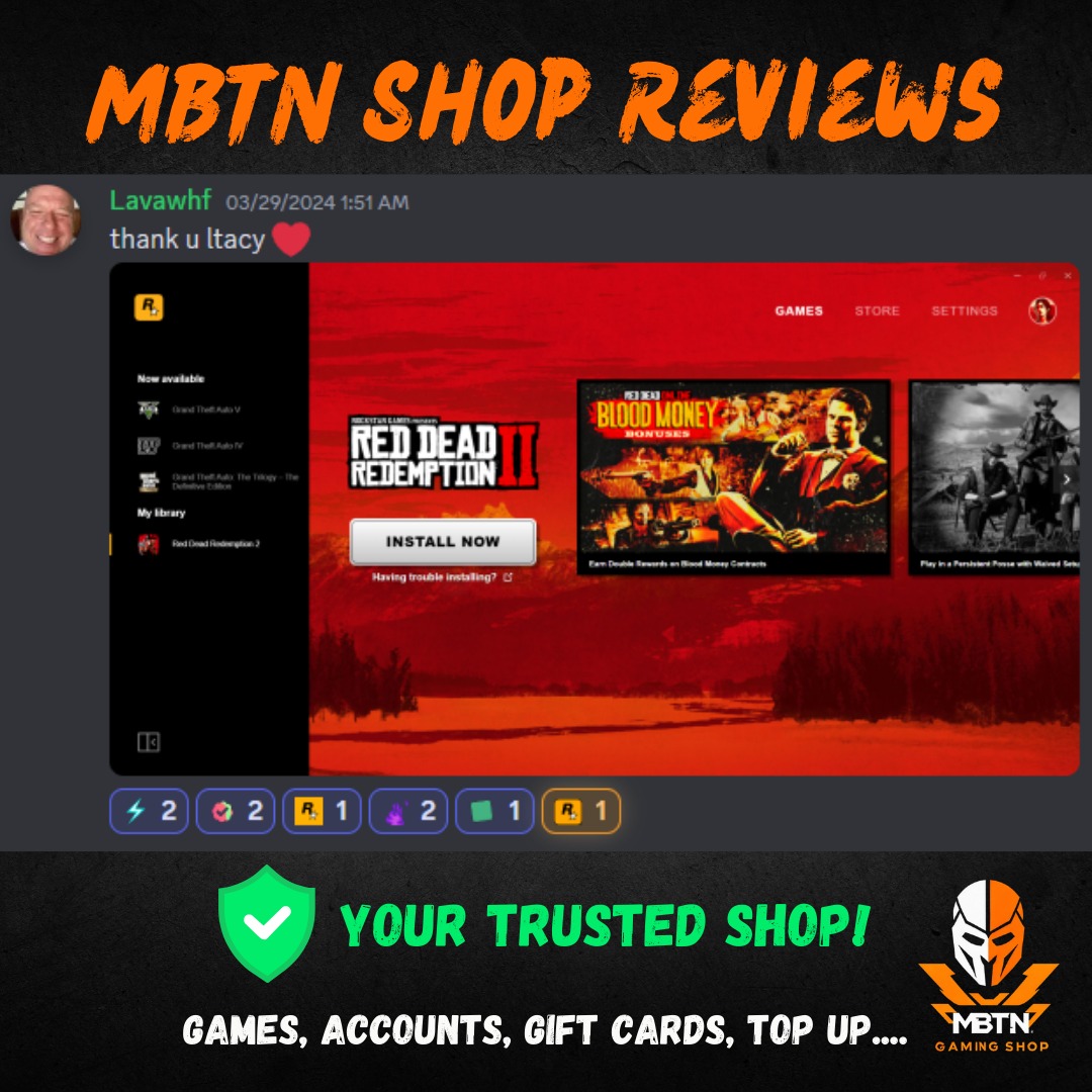 Screenshot of a customer review