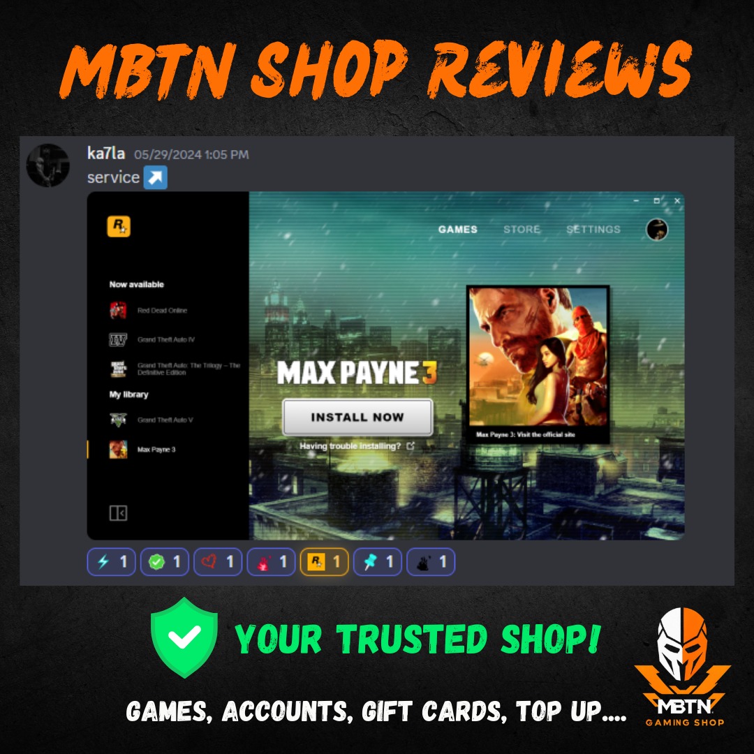 Screenshot of a customer review