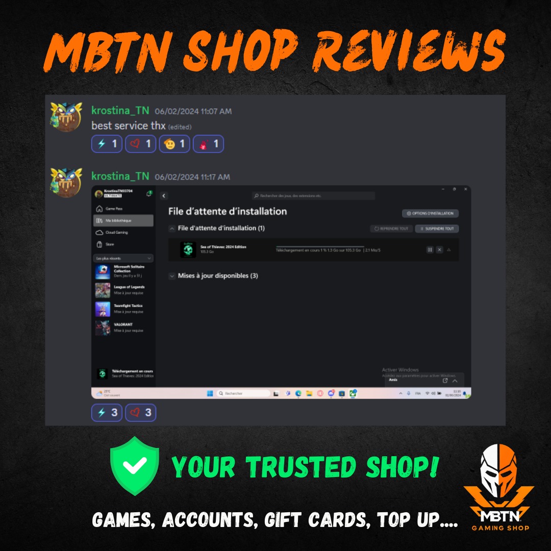 Screenshot of a customer review