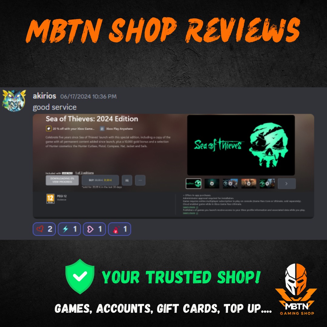 Screenshot of a customer review