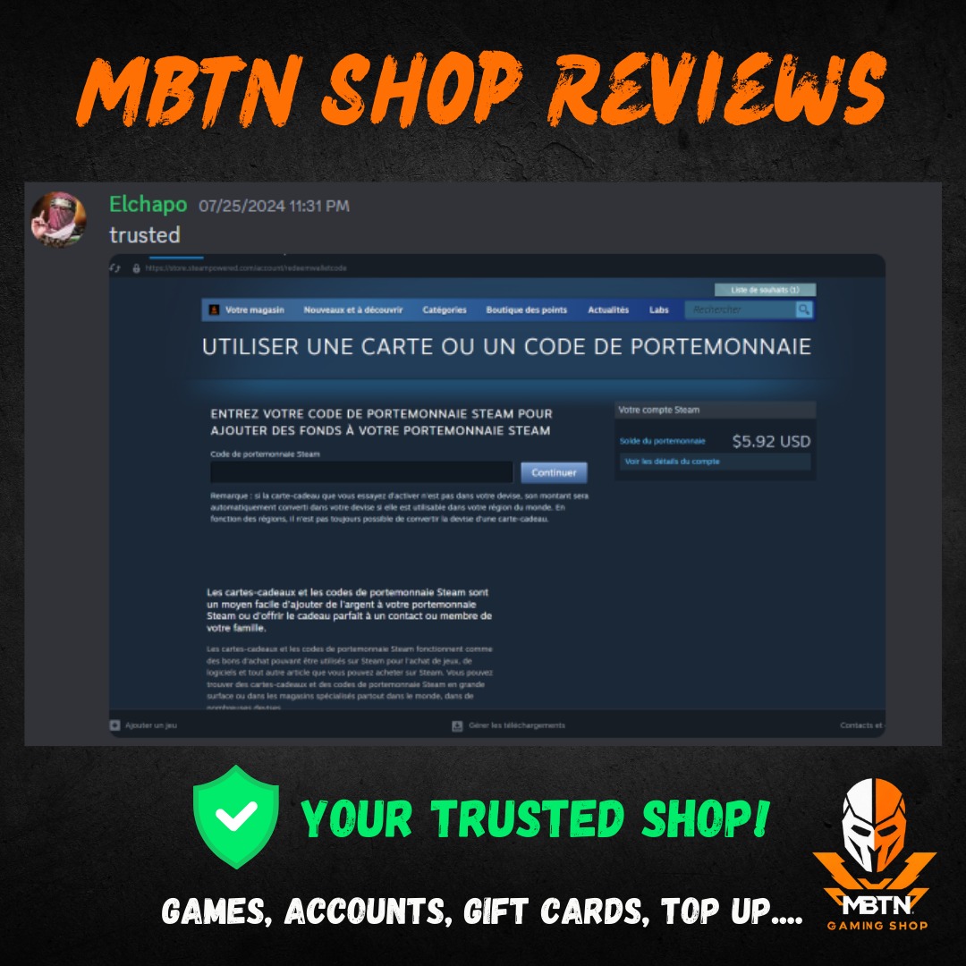 Screenshot of a customer review