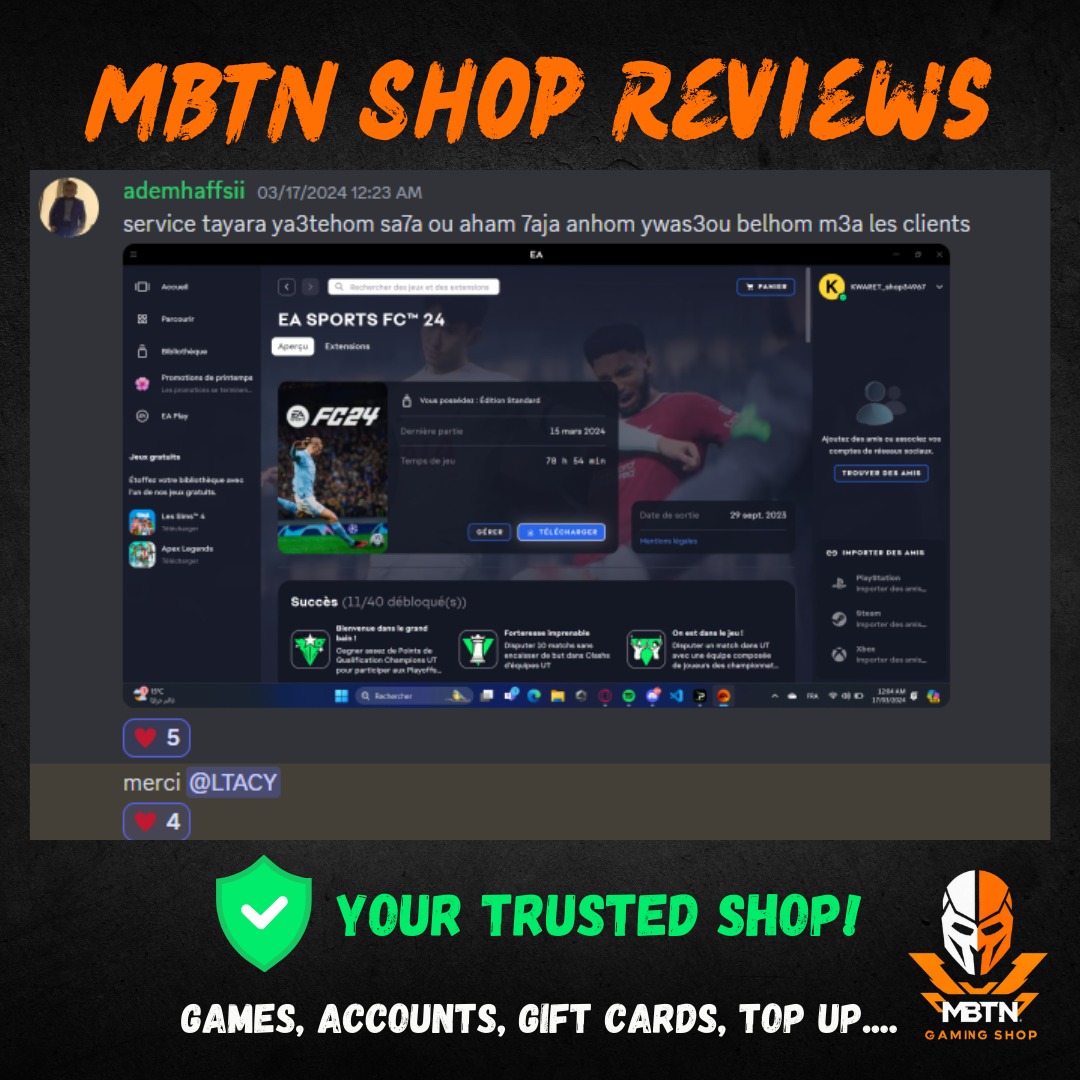 Screenshot of a customer review
