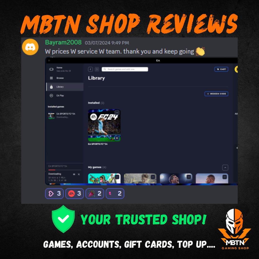 Screenshot of a customer review