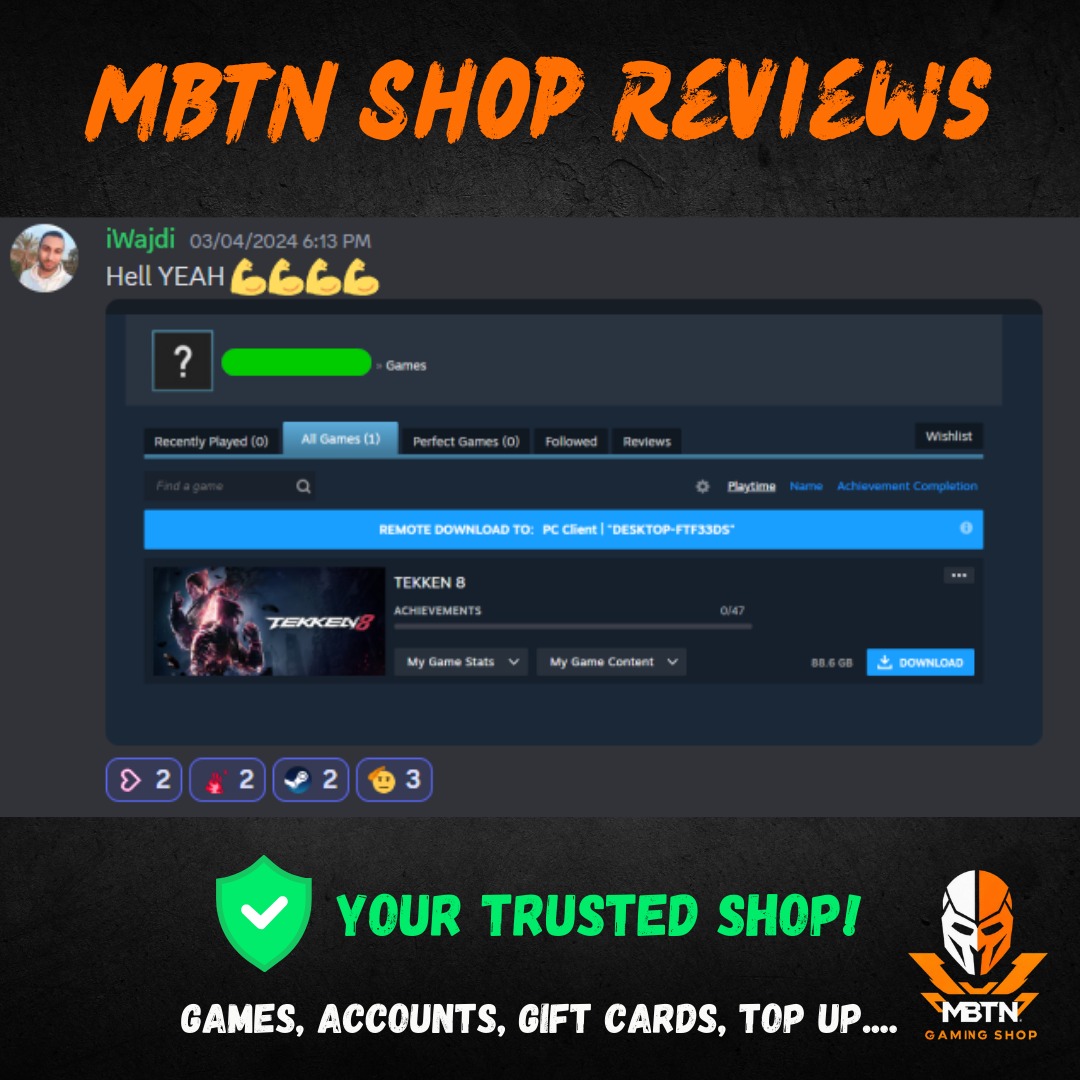 Screenshot of a customer review